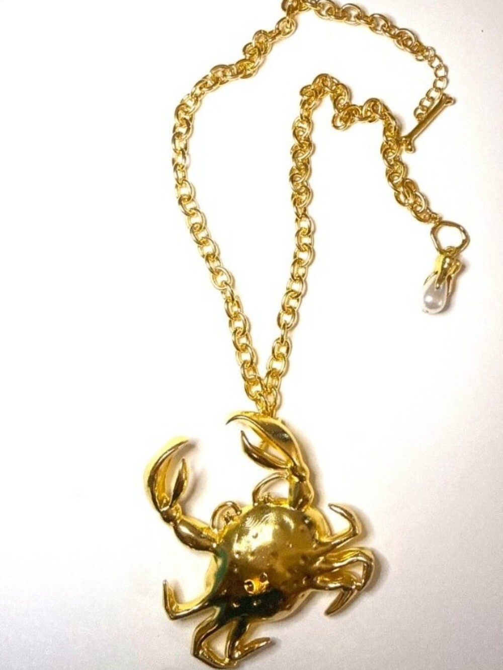 Crab Pendant Necklace